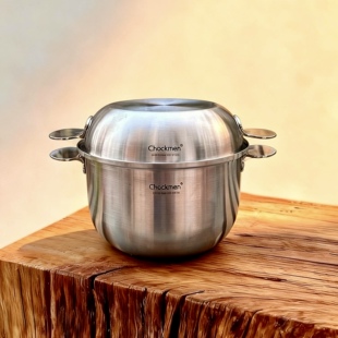 Chockmen不锈钢蒸炖家用多功能带盖炖盅加厚加深蒸蛋隔水炖小汤碗