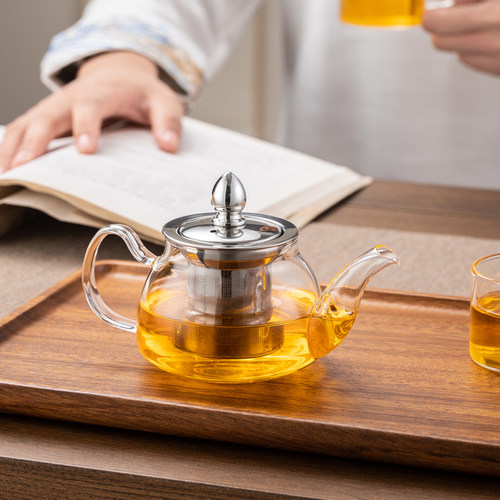耐高温玻璃泡茶壶小茶壶