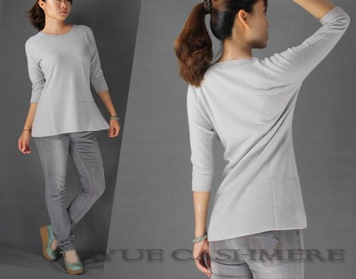 中厚羊绒衫纯山羊绒修身