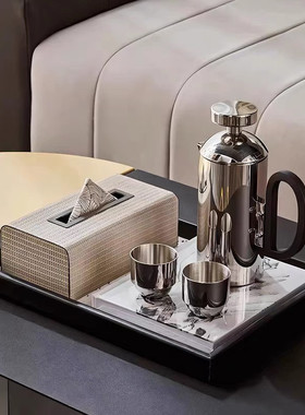 现代简约不锈钢手工桌面摆件