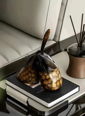 简约现代抽象驴桌面摆件