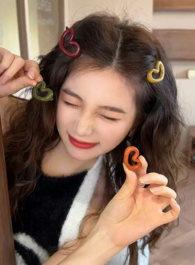 俏皮少女~韩系可爱小号鸭嘴夹刘海侧边碎发夹子头饰发夹网红新款