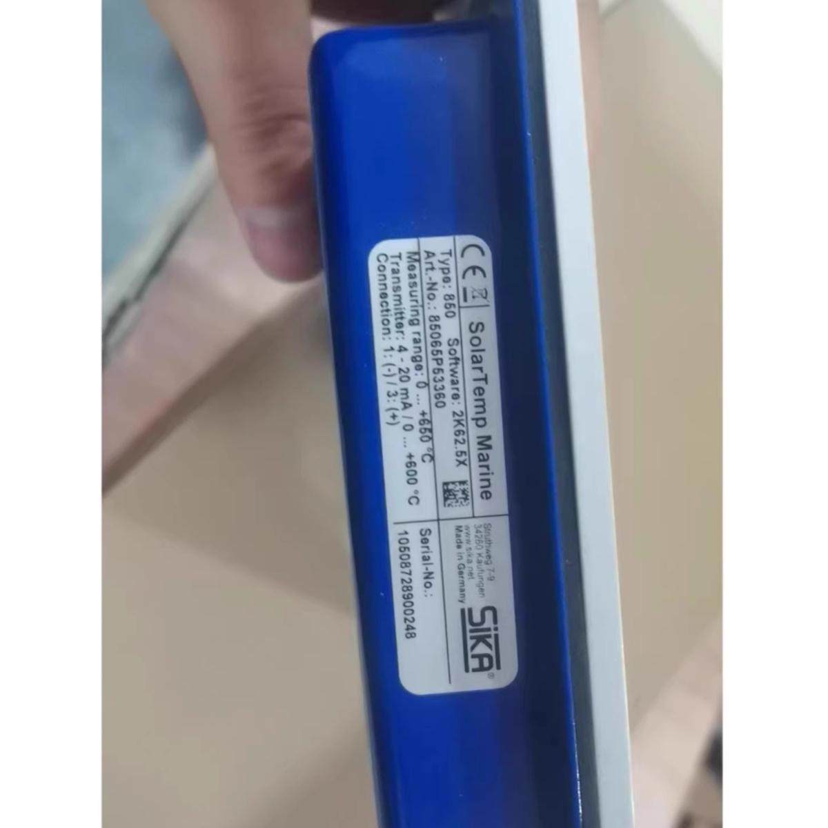 SIKA 850 2K62.5X 0-300-650 主机排温带光能液晶显示温度传感器