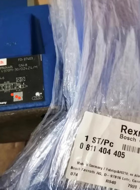 0811404405 4WRL25V370M-3X/G24Z4/M Rexroth力士乐比例阀