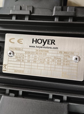 Hoyer霍尔防爆电机 MS-100L1-4 MS、MSB 系列通用型号