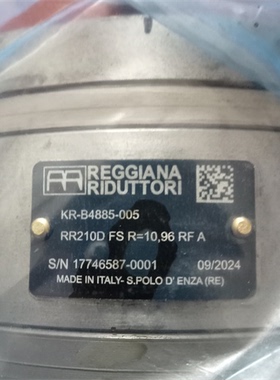 REGGIANARIDUTTORI 行星齿轮减速器 RR 210D FS