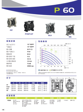 Fluimac 隔膜泵 P0060A-HTTST1-AB 现货