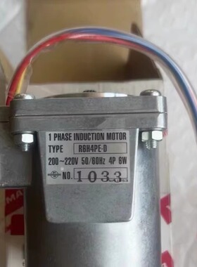 YANMAR洋马 R6H4PE-B R6H4PE-D 200~220 V50/60Hz4P 6W 马达