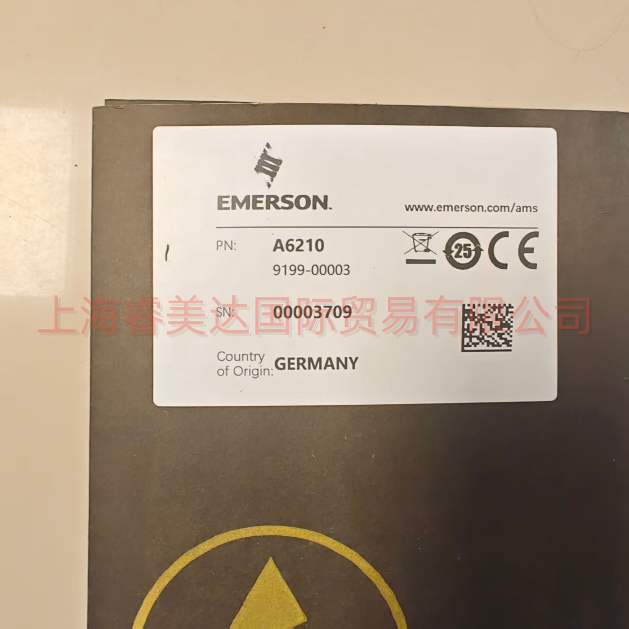 艾默生 A6210（AMS 6500）双通道轴位移监测卡件