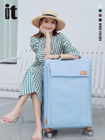 it luggage/ One pre-set opening Oxford cloth ultra-light canvas luggage trolley suitcase with swivel wheels thumbnail 8
