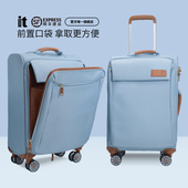 itluggage牛津布超轻便行李箱20寸帆布软小拉杆旅行女万向轮防水