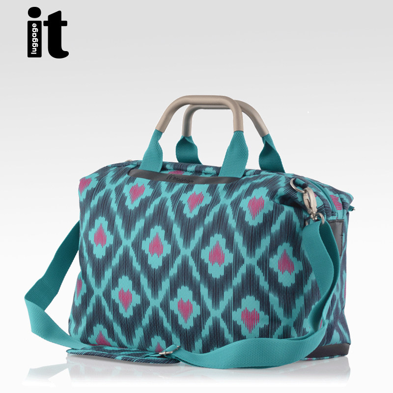 túi du lịch itluggage túi lên máy bay túi xách nhẹ cơ thể không thấm nước vải không thấm nước nhiều màu sắc in túi đeo vai túi đi du lịch túi du lịch kéo