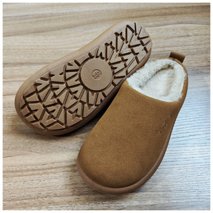 艺拖穆勒棉拖鞋女秋冬季室内家居防滑厚底保暖防水可外穿2025新款