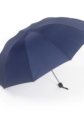 温州名牌海螺雨伞三折抨击布包边伞10骨加固拒水商务广告礼品伞