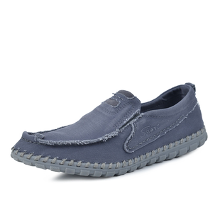 老北京布鞋男春季透气懒人鞋韩版一脚蹬休闲鞋帆布鞋防臭百搭男鞋