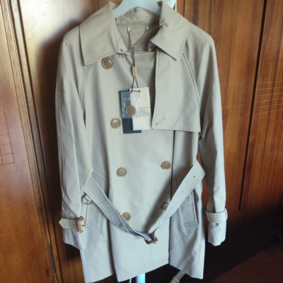 专柜正品2024新款外套风衣女短款修身显瘦小个子外套高端防水抗皱