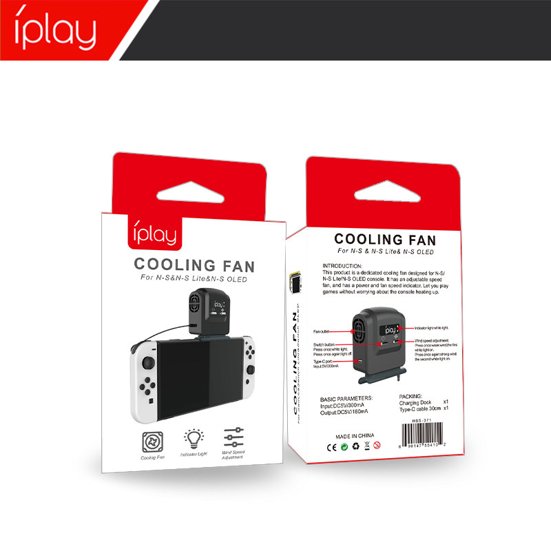 IPLAY  스위치 라디에이터 호스트 냉각 팬 NS OLED 호스트 냉각 LITE 액세서리