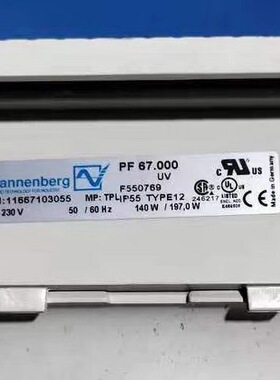 PF.67.000UV F550769 TPLIP55 NTYPE12 50/60HZ 140W/197'0W