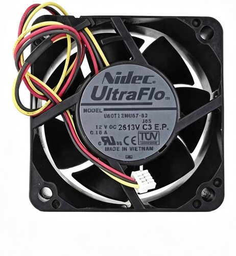 原装正品Nidec 6025 6CM U60T12MUB7-52 12V 0.16A投影机散热风扇