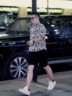 夏季微胖男生显瘦穿搭短袖衬衫宽松大码轻熟风半袖衬衣痞帅风胖子
