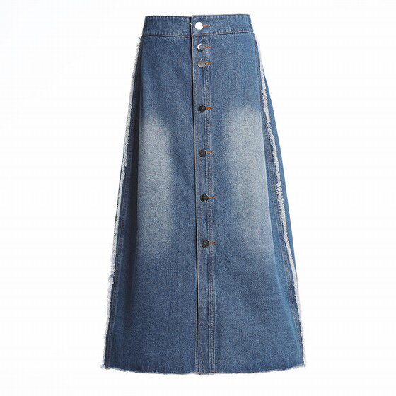 Korean Edition Ladies Summer wear new pattern Single breasted Show thin cowboy Paige Big swing skirt Solid cowboy fashion skirtin the Women's clothing/Boutique , Skirts  category - from Buy2taobao.com to provide professional Taobao agent buy service