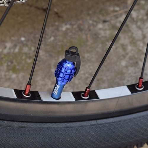 汽车轮胎手雷气门嘴帽个性气门盖摩托车通用改装气嘴帽手雷造型