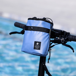 犀牛自行车包车头包车前车把挂包圆筒水壶包折叠单车防水耐磨