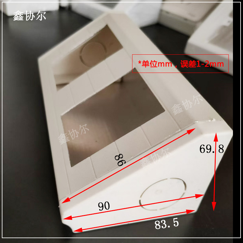 实验室专用插座铝合金86型插座孔实验台插座电源盒明装铝合金型材图片