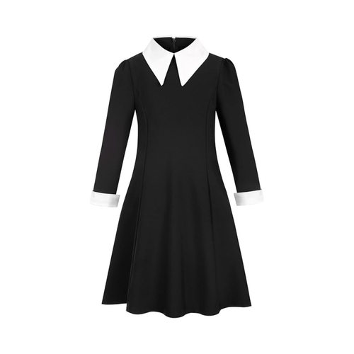 万圣节亚当斯一家cos女主Wednesday星期三cosplay扮演服厂家