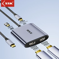 [Три -экраны различный дисплей 4 -in -1] hdmi*2 (4K60Hz)+PD+USB2.0 SC302