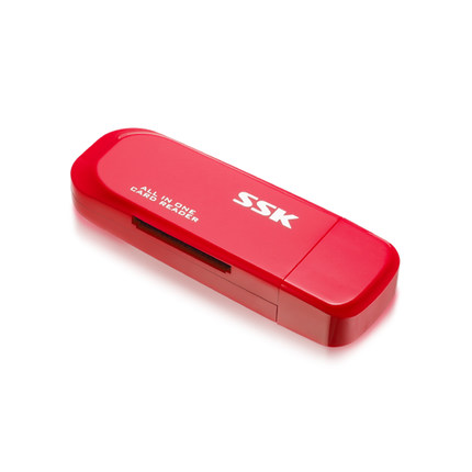 SSK飚王 灵动SCRM060 三合一多功能读卡器 直读SD TF MS卡免驱动