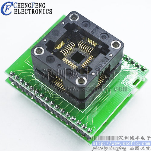 OTQ-32-0.8-02 QFP32转DIP32烧写座 适座 烧录座 全新原装现货