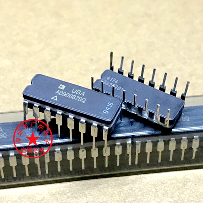 全新进口原装AD96687BQ ADI ECL双通道比较器 DIP16脚直插