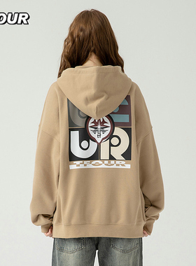 TFOUR 八芒星潮牌卫衣宽松连帽衫2025春秋美式休闲男女情侣套头衫