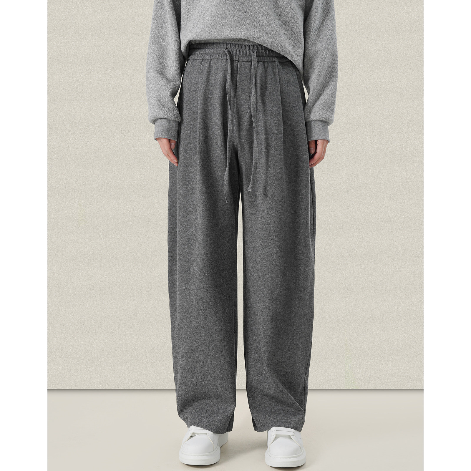 莱赛尔羊毛垂感阔腿弯刀宽松休闲长裤男士运动休闲香蕉裤弹力卫裤,男装,休闲裤,淘宝优惠券,粉丝福利购,淘宝优惠卷