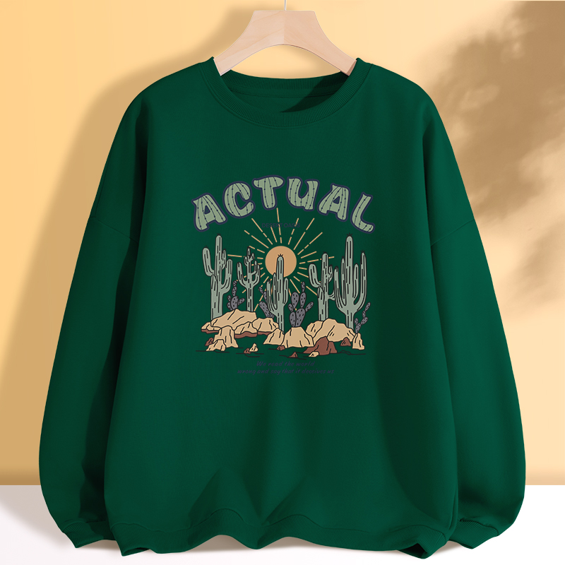 圆领卫衣女小个子春秋薄款