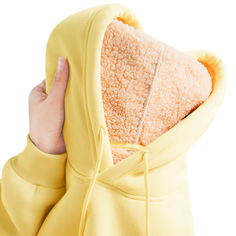 奶fufu连帽卫衣女秋冬加绒