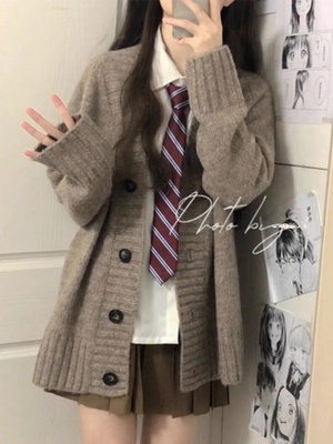 2025新款韩系英伦学院风JK制服连衣裙子迪士尼穿搭三件套装女秋冬