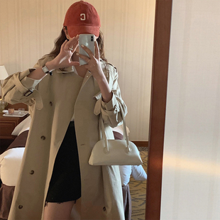 风衣外套女款2023新款春秋气质流行法式复古高级感长款大衣