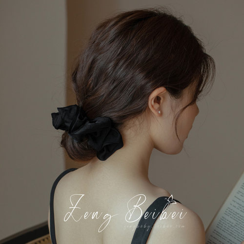 【通勤黑色】百搭高弹力发圈