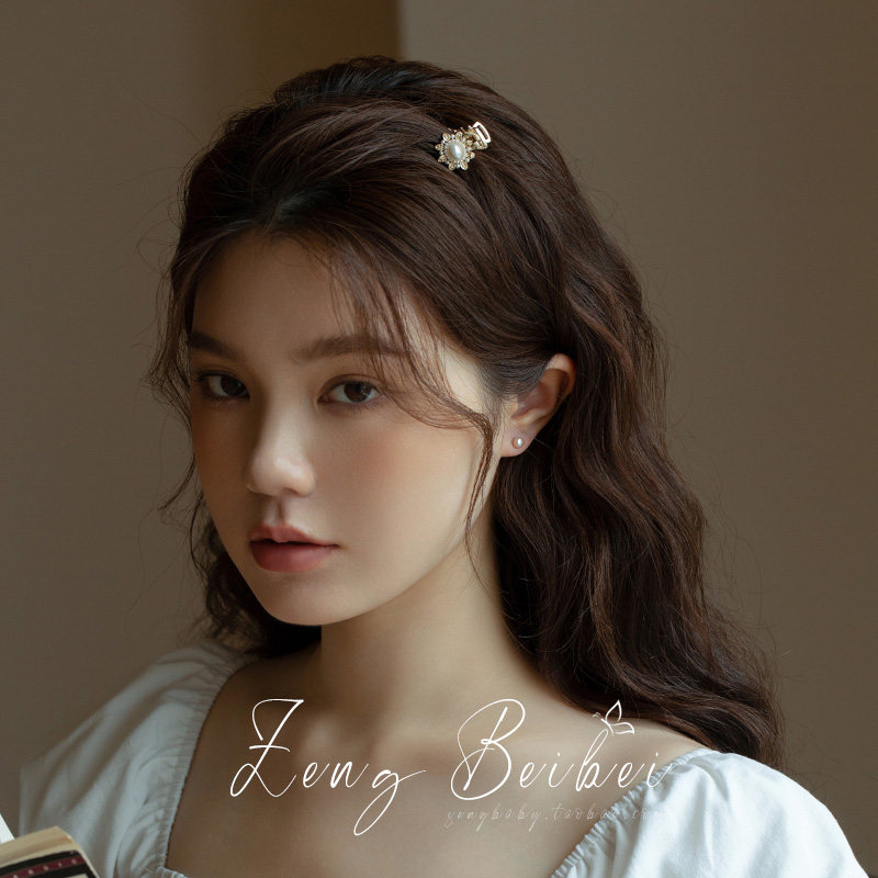 高级法式小号抓夹 迷你向日葵花朵发夹头顶刘海夹半扎发卡子头饰,饰品/流行首饰/时尚饰品新,发饰,淘宝优惠券,粉丝福利购,淘宝优惠卷