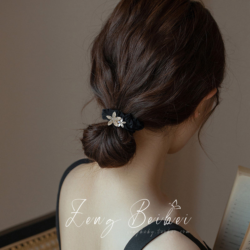 簪花~法式大肠发圈女秋冬扎头发绳马尾头绳 高弹力橡皮筋高端头饰,饰品/流行首饰/时尚饰品新,发饰,淘宝优惠券,粉丝福利购,淘宝优惠卷