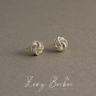 耳环女小众设计高级感耳饰耳钉耳坠2025新款 显气色 温柔百搭法式