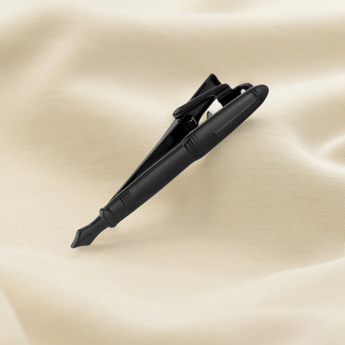 UJOY悦珈黑色钢笔领带夹