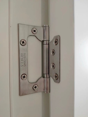 室内门免开槽折页不锈钢子母静音铰链免开孔房门304活页房木门5寸