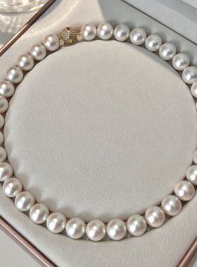akoya天女珍珠项链女颈链2025新款爆款夏天轻奢正品送妈妈款12mm