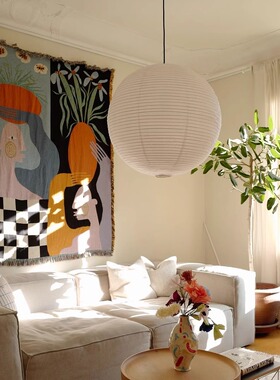 洛杉矶小众高级 撞色 抽象 波普 波西米亚北欧风艺术抽象植物挂毯