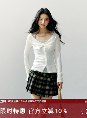 7Shiftin 原创设计辣妹时尚套装修身白色女T恤灰色吊带背心两件套