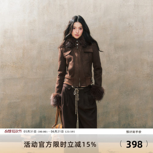 7shfitin2024冬季新品皮毛外套