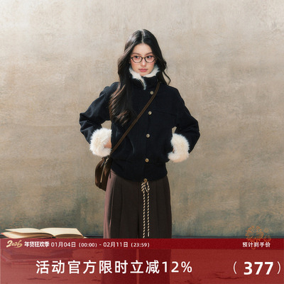 7shiftin2024冬季新品皮毛外套